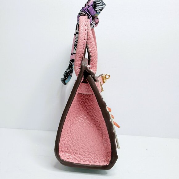 Mini Handbag  Micro Purse Bag Charm Pink - Designer inspired - Picture 3 of 8